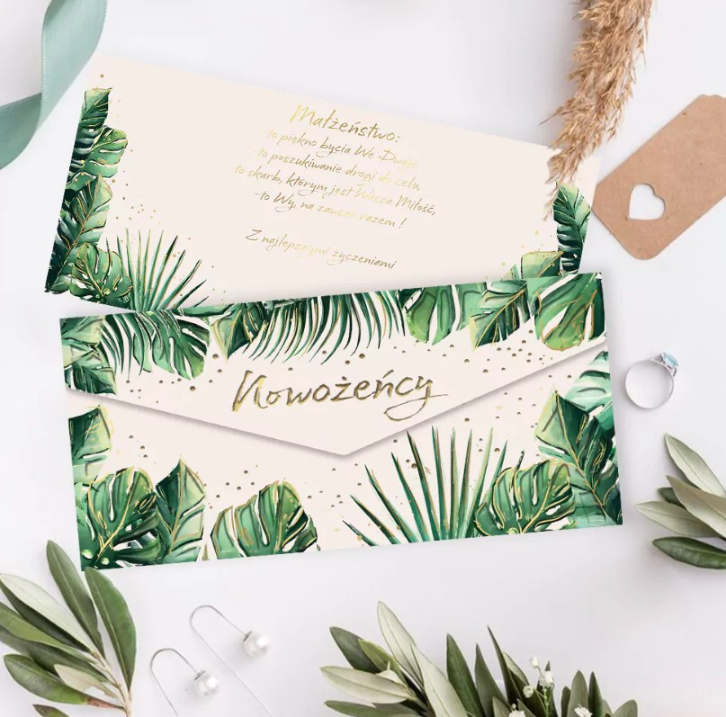 Koperta Ślub Monstera Henry